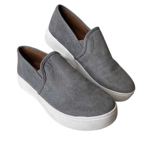 Steve Madden Gracy Gray Slip On Loafer Sneakers Size 8 - Picture 1 of 16